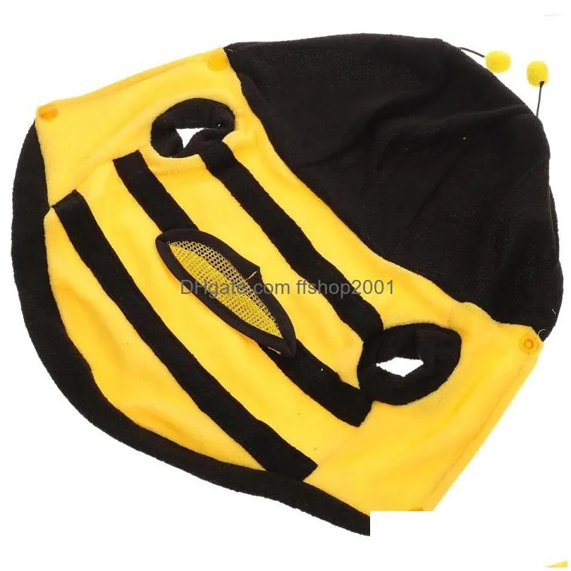 dog apparel one-piece clothes pet costume supplies dreses four-leg bee cosplay dress-up