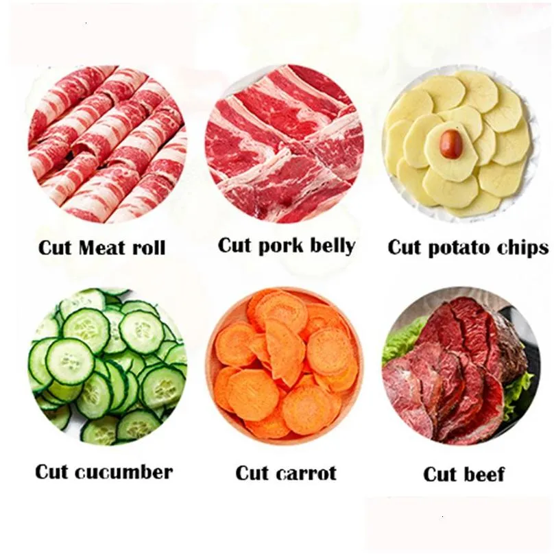 fruit vegetable tools stainless steel manual frozens meats slicer mutton ham beef cutter cutting machine kitchen supplies tslm 230728