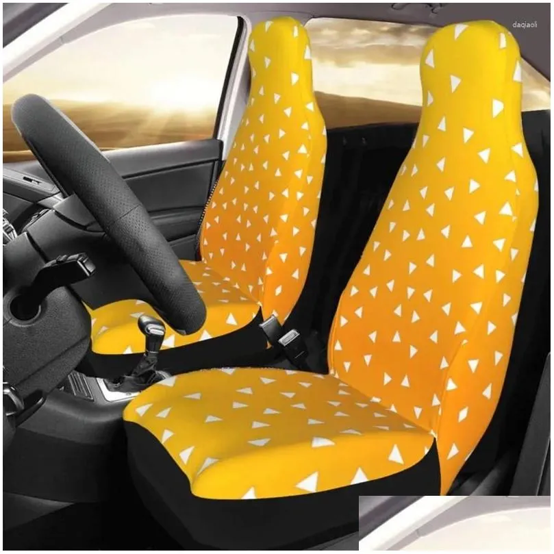 Car Seat Covers Zenitsu Cover Protector Interior Accessories For SUV Manga Japan Protection Fabric Fishing