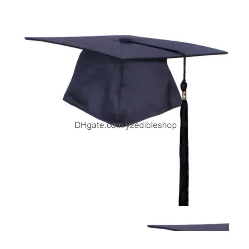 academic hats school graduation party tassels cap for bachelors for master doctor university academic hats