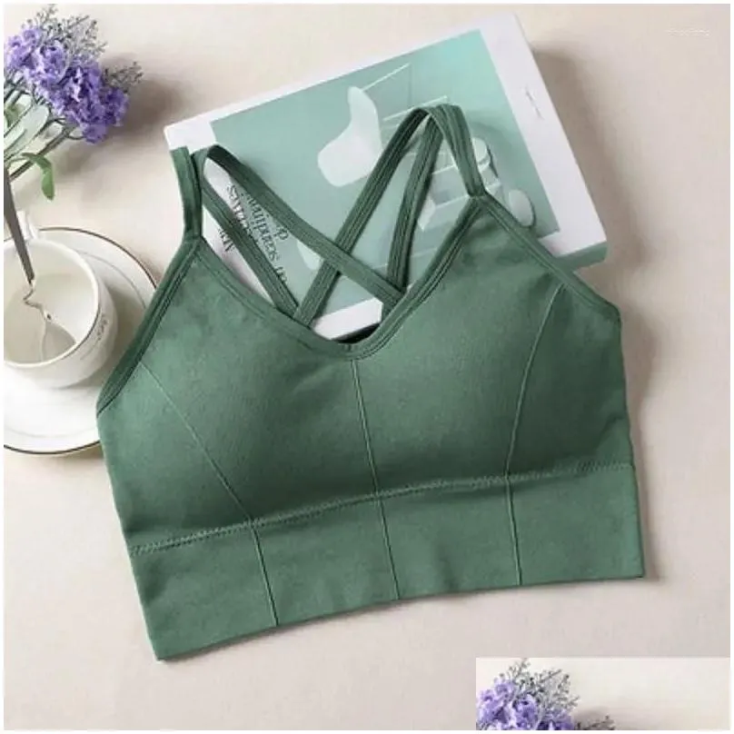 Women`s Tanks Backless Solid Camis Women Criss-cross Skinny Crop Tops Casual Sporty Sexy Fashion Basic Comfort All-match Ladies Summer