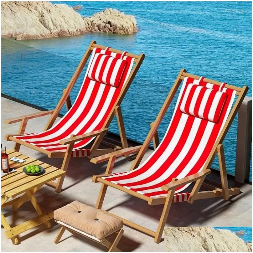 Camp Furniture Fishing Wood Recliner Small Rocking Sun Loungers Balcony Lounge Boy Fabric Bondage Chairs Relax Mecedora Foldable