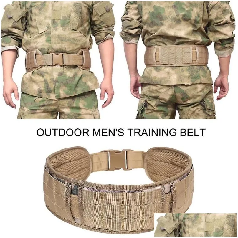 Waist Support Band Adjustable Hunting Belt Portable Buckle Girdle For Outdoor Activity CP