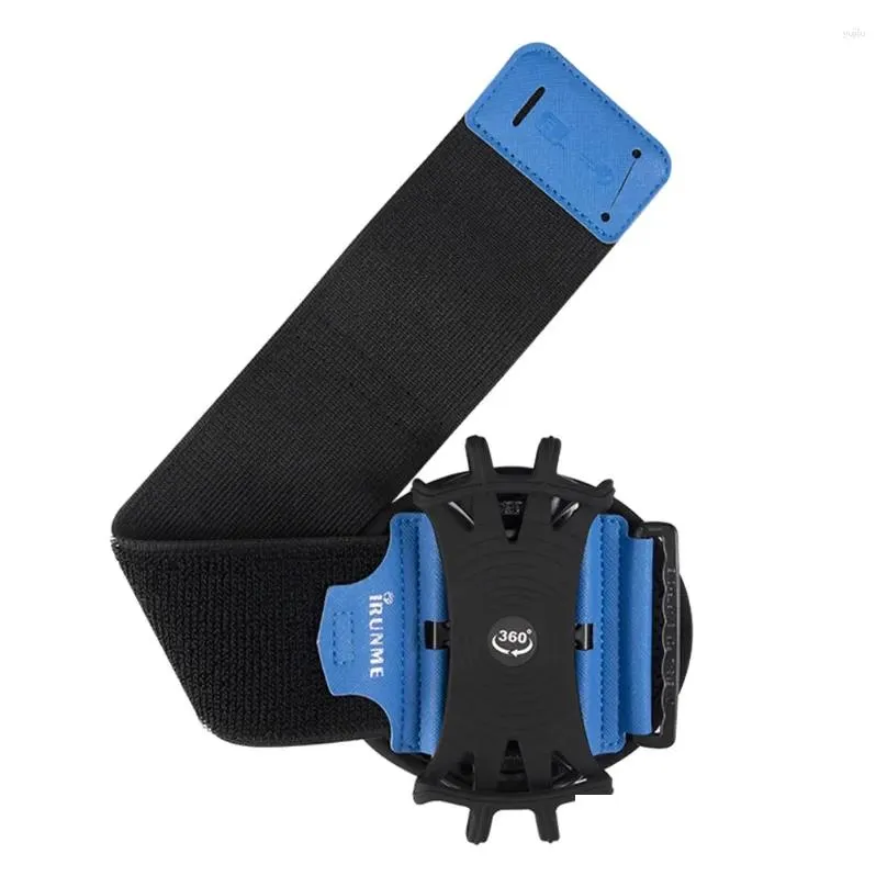 Outdoor Bags 360 Degree Rotation Armband Wrist Case Wearable Wristband Phone Adjustable Bag Removable For Running Cycling