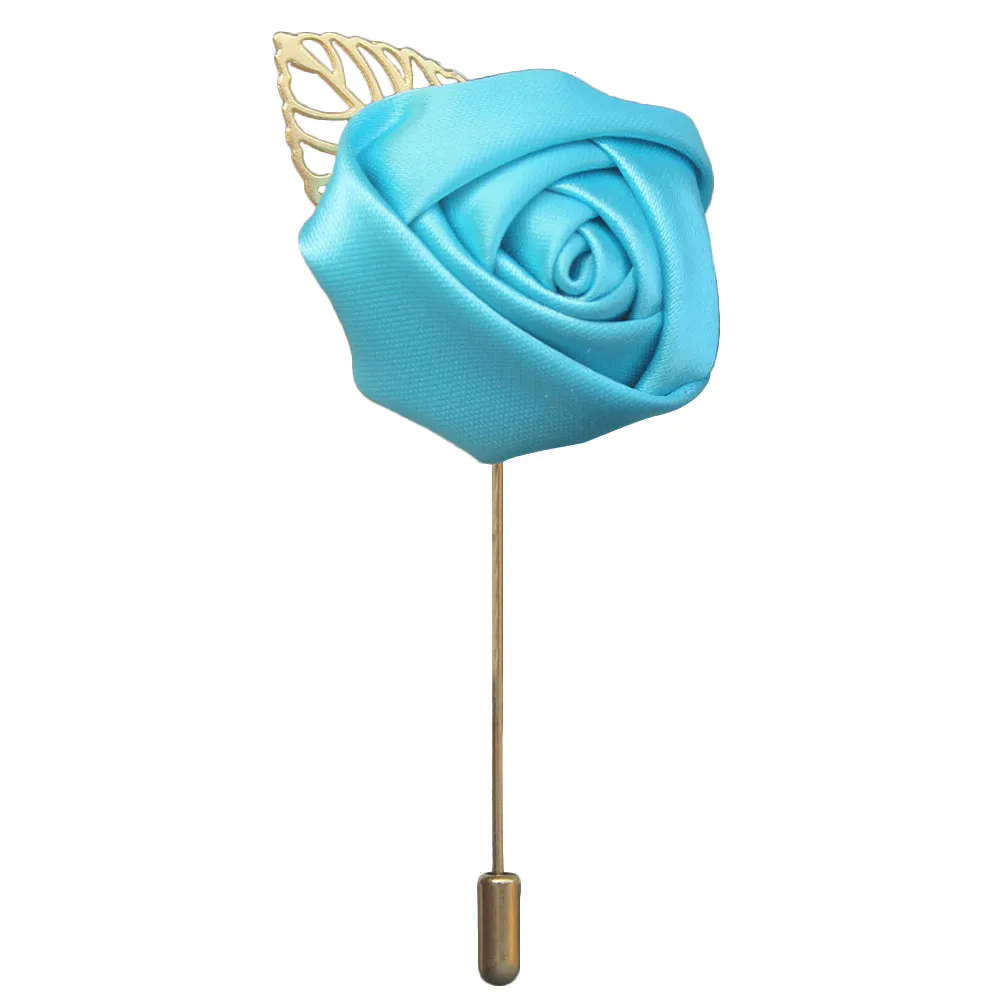 Pins, Brooches Mens Lapel Pins Handmade Rose Flower Boutonniere Stick For Man Suits Jewelry Accessories Drop Delivery Dh8Ua