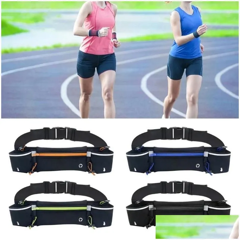 Outdoor Bags Sports Fanny Pack Adjustable Running Belts Waist Phone Hydrations Bag Exercise For Joggings Cycling Hiking