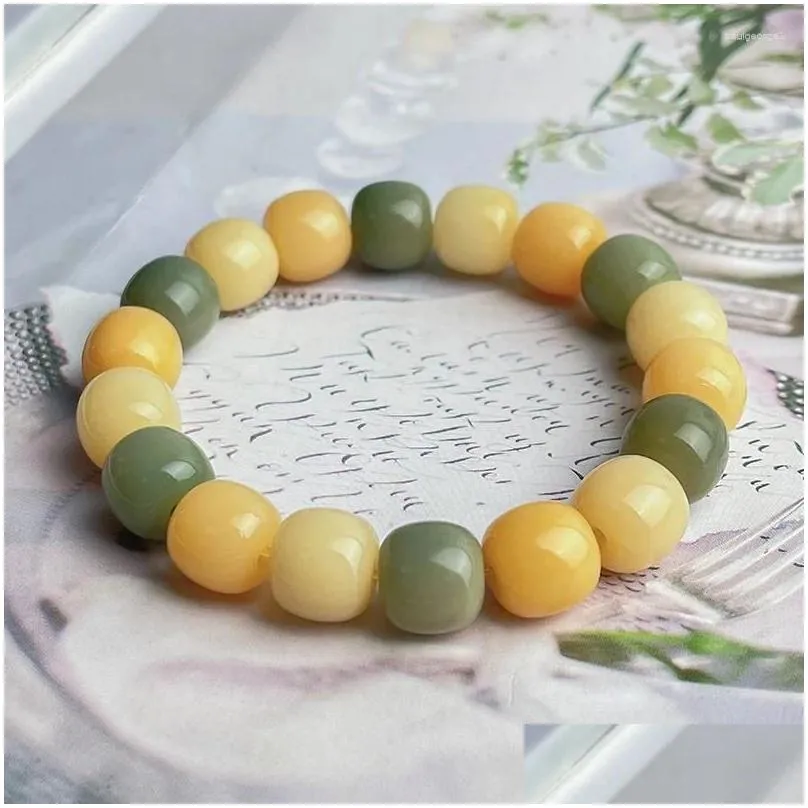 Strand Colorful Single Circle Bracelet Men And Women Around The Fingers Must Have Buddha Beads Play Bodhi Root Jewellery