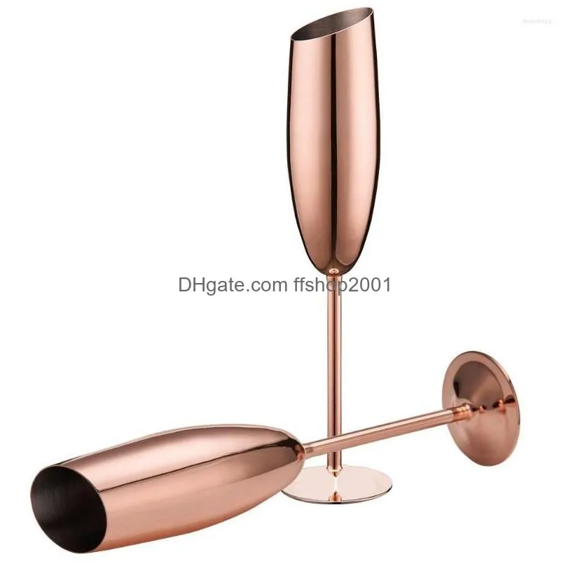 wine glasses 304 stainless steel beveled champagne cup goblets cocktail martini glass stemware for bar utensils
