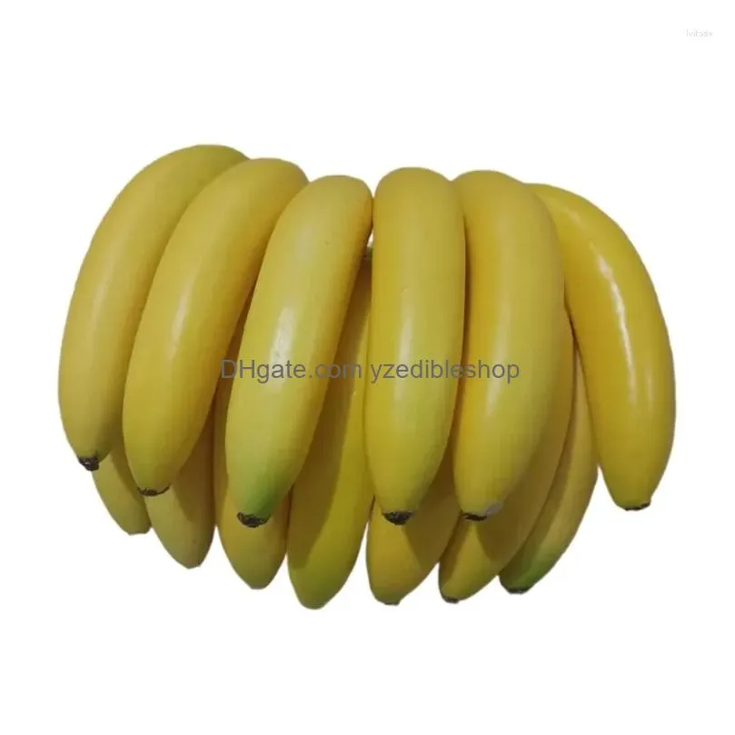 party decoration artificial banana bunch display props decorative decors funny toy