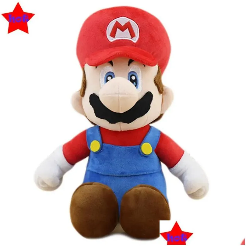 Wholesale cute Mary Brothers plush toys Children`s games Playmates Holiday gifts Holiday ornaments