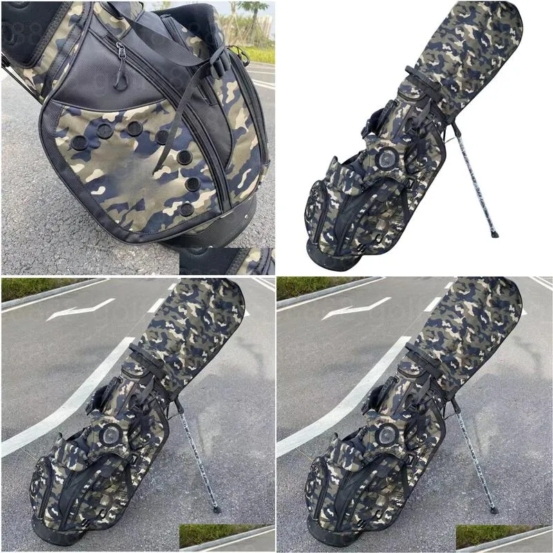 Clubs Camouflage Golf black circle T Stand Bags Golf Bags Large diameter and large capacity waterproof material Contact us to view pictures with