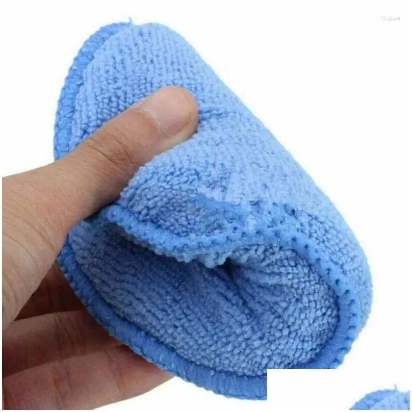 Car Wash Solutions Durable Polishing Pad Wax Foam Sponge Replacement Cleaning Kits Equipment Microfiber 10pcs Supplies