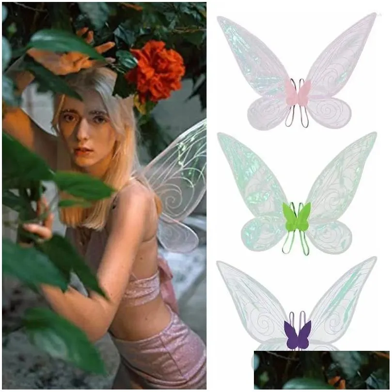 Party Decoration Gift Cosplay Costume Favor Halloween Accessories Butterfly Dress-Up Wings Fairy