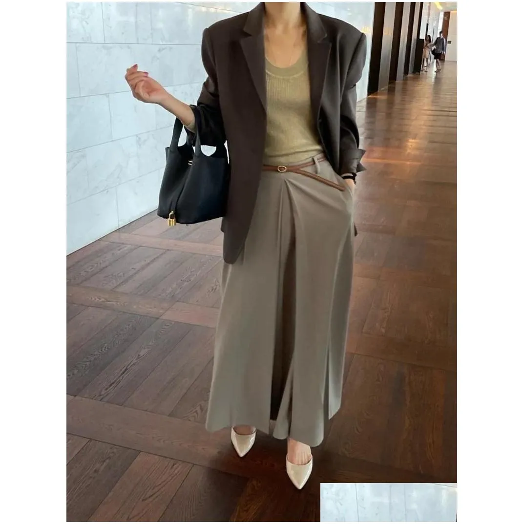 Women`s Suits Korean Style Spring Oo Single Three-button Casual Fit Jacket