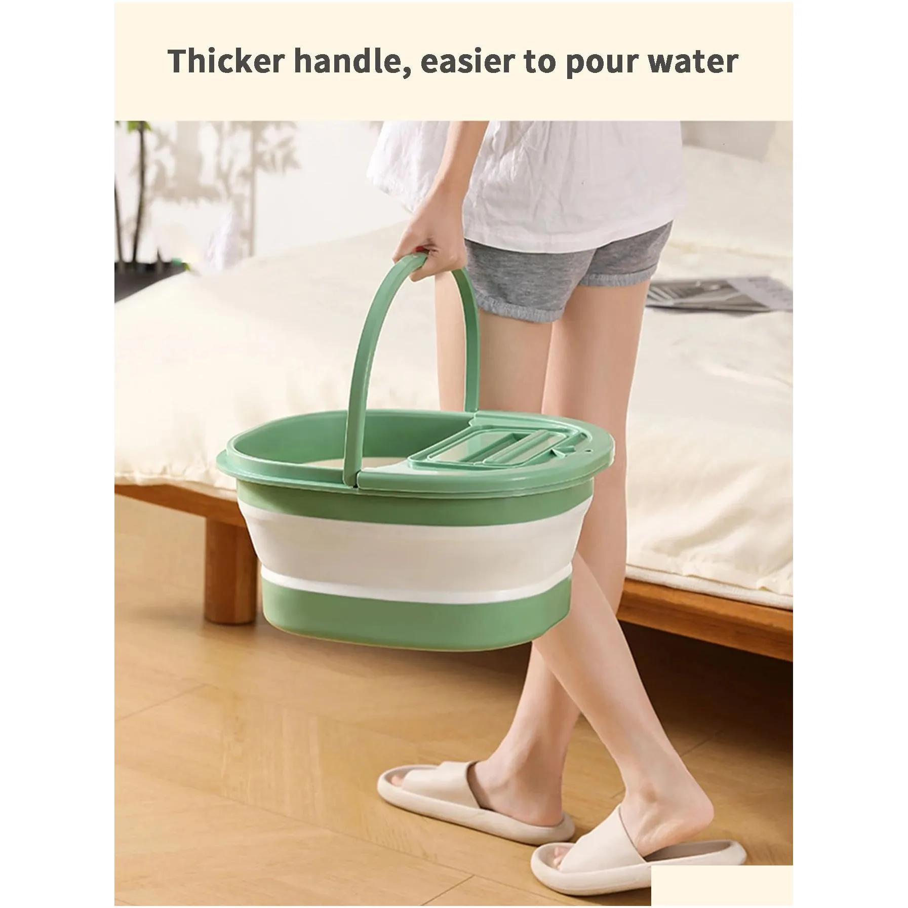 buckets foldable foot bath tub for home massage 231124