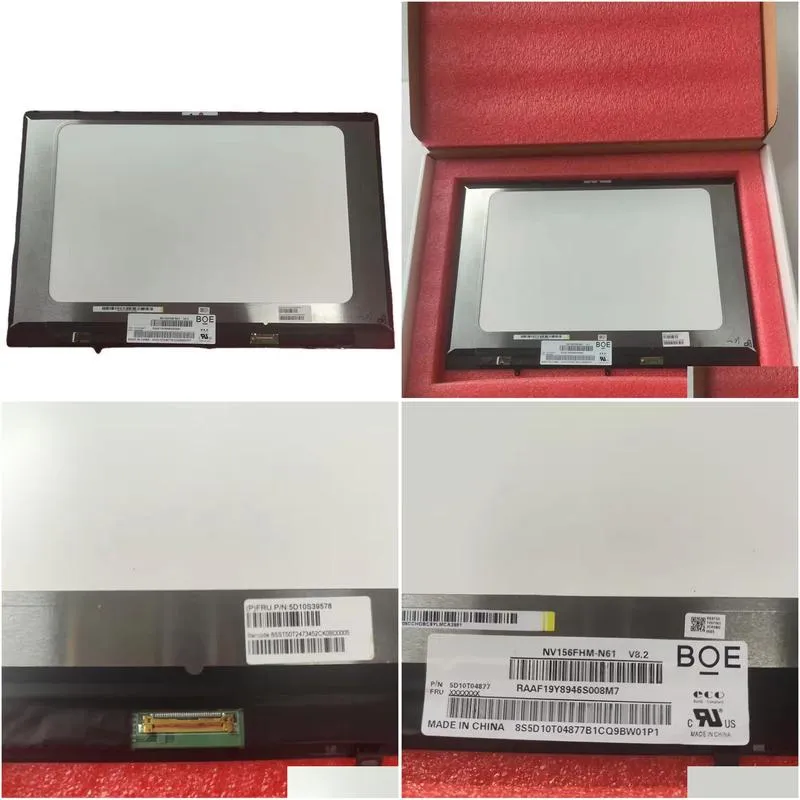 15.6 Inch Laptop Display 5D10S39578 S540-15IWL Touch Screen For  ideapad S540 15IWL LCD Assemblies