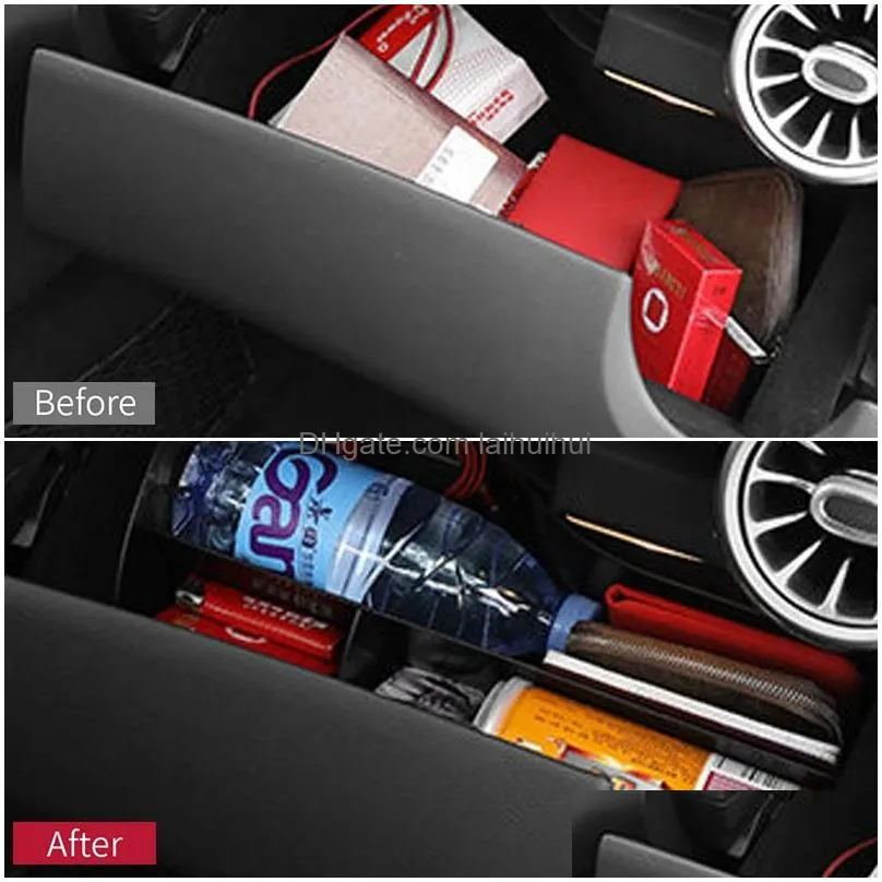 car organizer depanet glove box storage for w205 c series coupe 2022-2022 x253 c253 glc 200 260 300 interior accessories