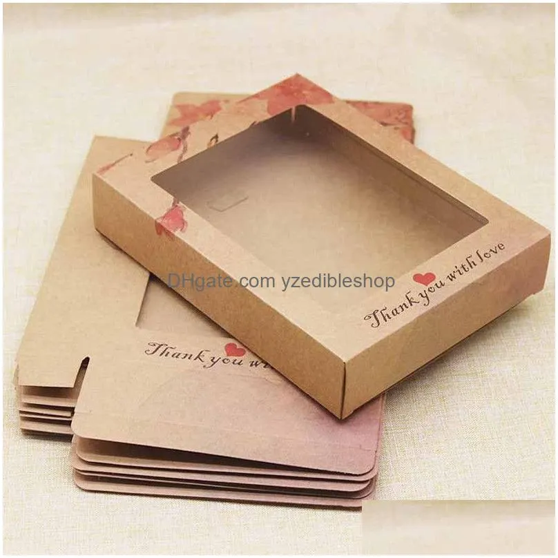 cardboard packing box with window marble general packing box exquisite gift box