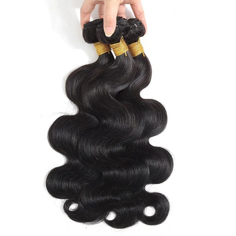 Wholesale of real human hair bundles, wavy curly hair curtains and hair blocks by factories