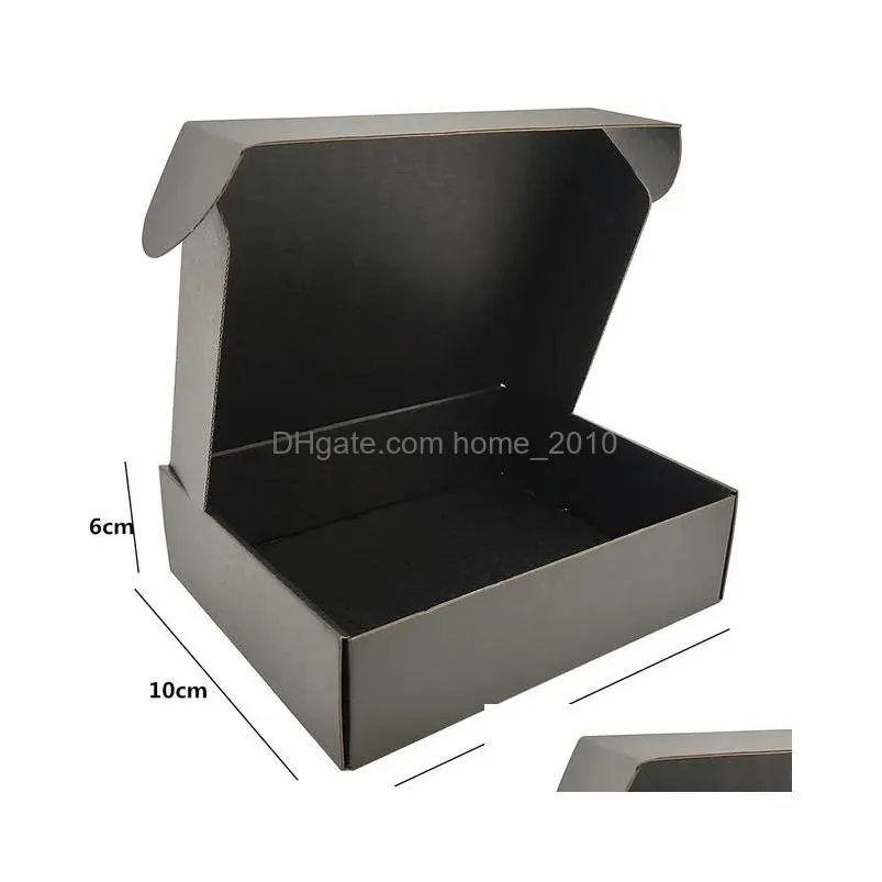 gift wrap black box cardboard corrugated mailer boxes for small business packaging craft gifts giving productsgift