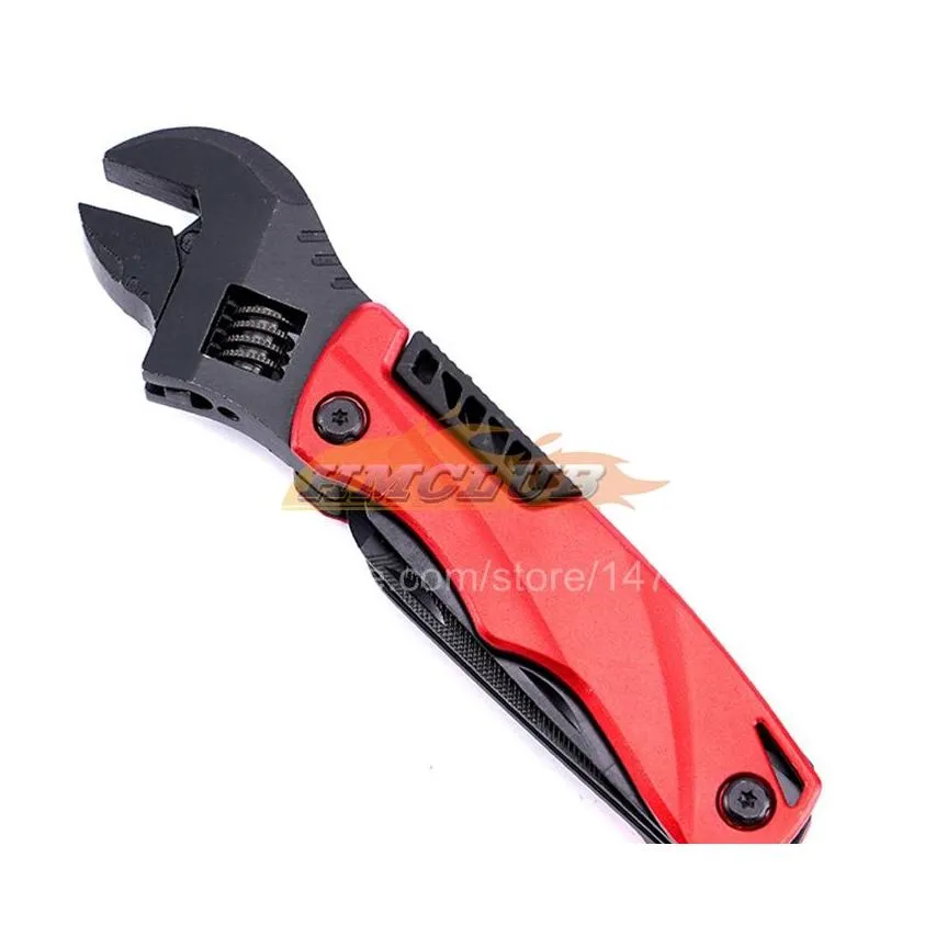 Hand Tools Multi Outdoor Camping Tools Adjustable Wrench/Car Multi-function Lifesaving Hammer Mini Pockets Multifunctional Tool