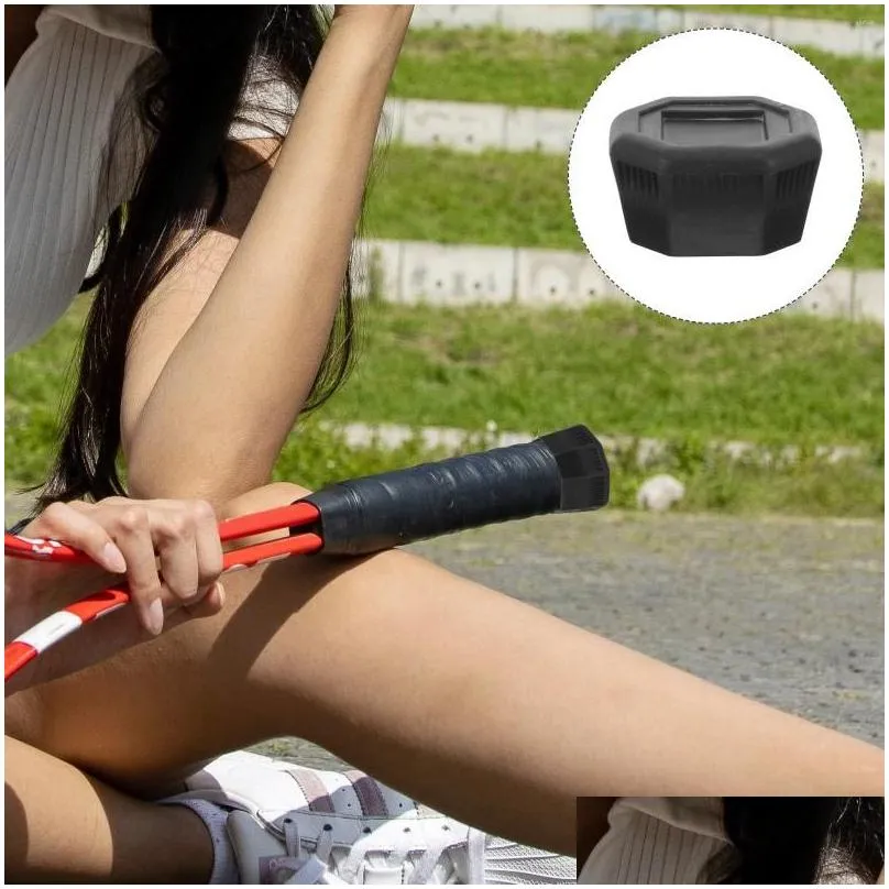 Outdoor Bags Tennis Racket Back Cover Handle Grip Replacement End Racquet Bottom Protective Protector Plastic Sports Accessories