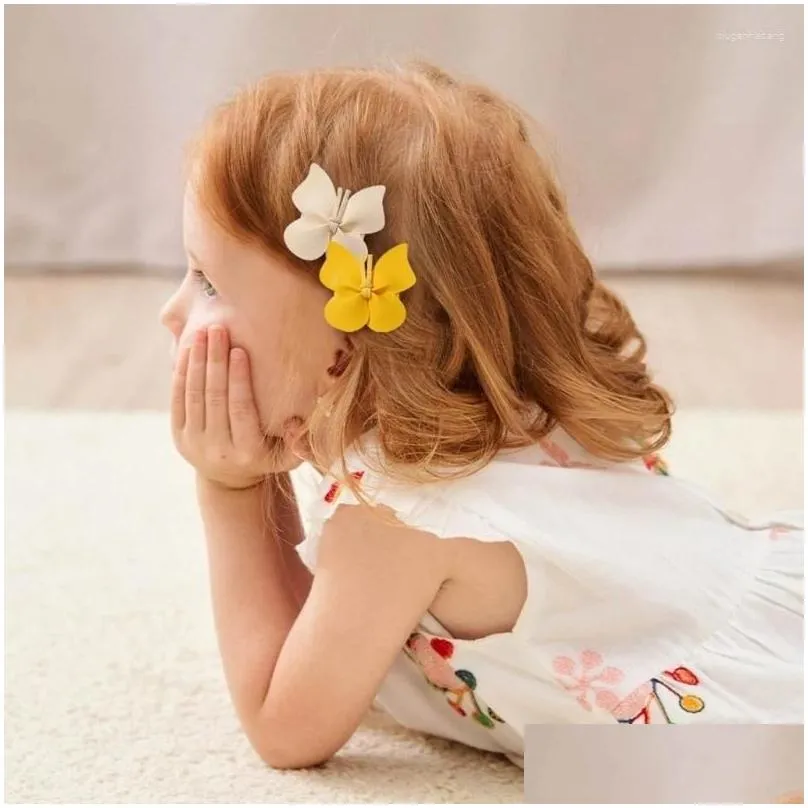 Hair Accessories 2024 10Pcs Hairpin Clips Small Butterfly Clip For Girls Toddlers Headwear Headdress Barrettes