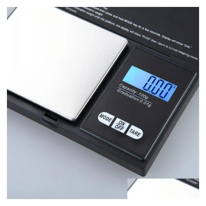 Weighing Scales Wholesale Mini Pocket Digital Scale 0 01 X 200G Sier Coin Diamond Gold Jewelry Weigh Nce Lcd Electronic Drop Deliver Othsa