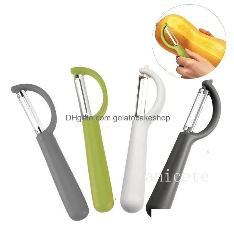 Fruit Vegetable Tools Kitchen Mtifunctional Paring Knife Stainless Steel  Peeler Potato Peelers T9I002062 Drop Delivery Home