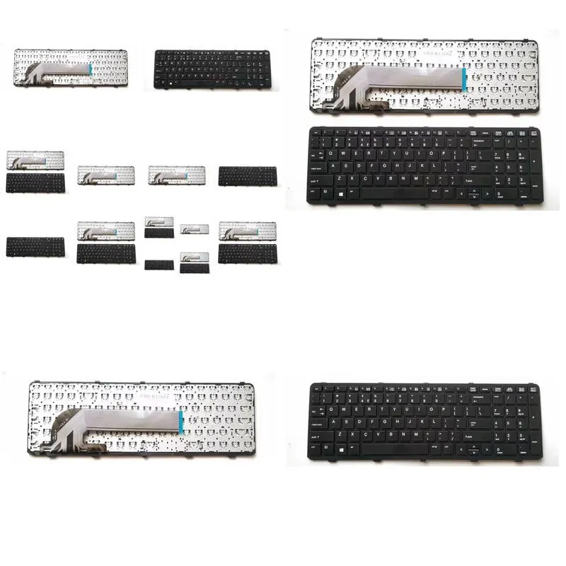 US Black New English Laptop Keyboard FOR HP 450 G0 450--G1 450 G1 455 G1 G2 768787-001 Probook 450 G0 455 G1 470 G1