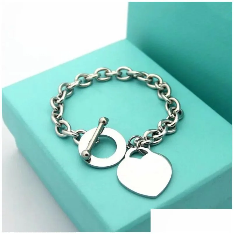 heart bracelet designer bracelet for women classic bracelet designer jewely women luxury bracelet design bangle stainless steel bracelets jewelry chain not