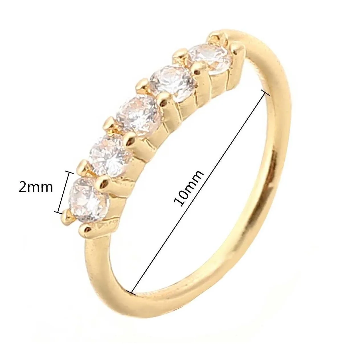 1pc 3 colors chic small thin 5 crystals rhinestone charming nose hoop ring for women girl earring fashion jewelry