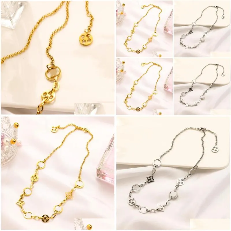 channel necklace designer jewelry women womens jewelry shell pendant necklace gem pendants necklace diamond gold sweat-proof and colorfast ladies charm