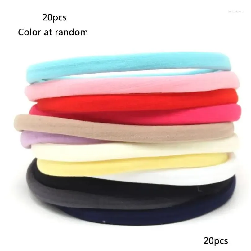 Hair Accessories 20 PCS Headband Born Baby Elastic Princess Hairbands Little Girl Mix Color Headwear Gifts