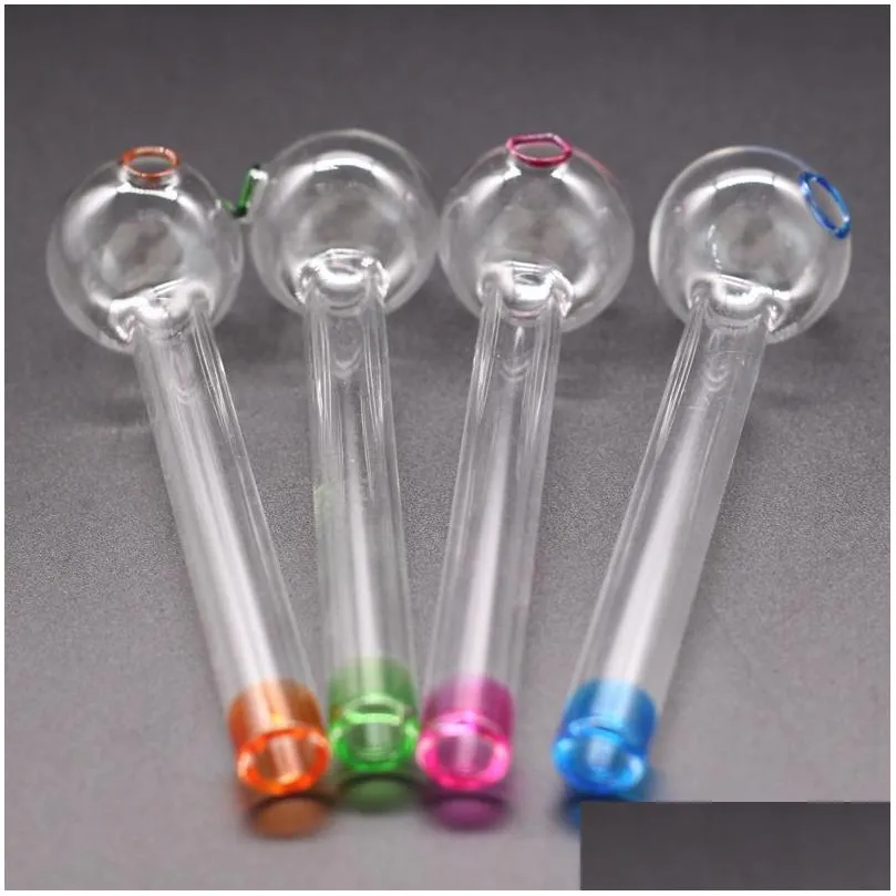 Glass Oil Burner Pipe Spoon Pyrex Oil Burner Glass Pipes Hand Pipes Smoking Pipes For Smoking Accessories Tobacco Tool