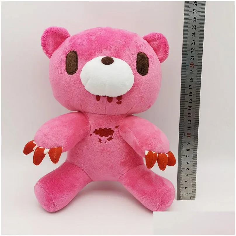 2024 Wholesale Cute Pink Bear Plush Toys Children`s Games Playmates Holiday Gifts Room Decor