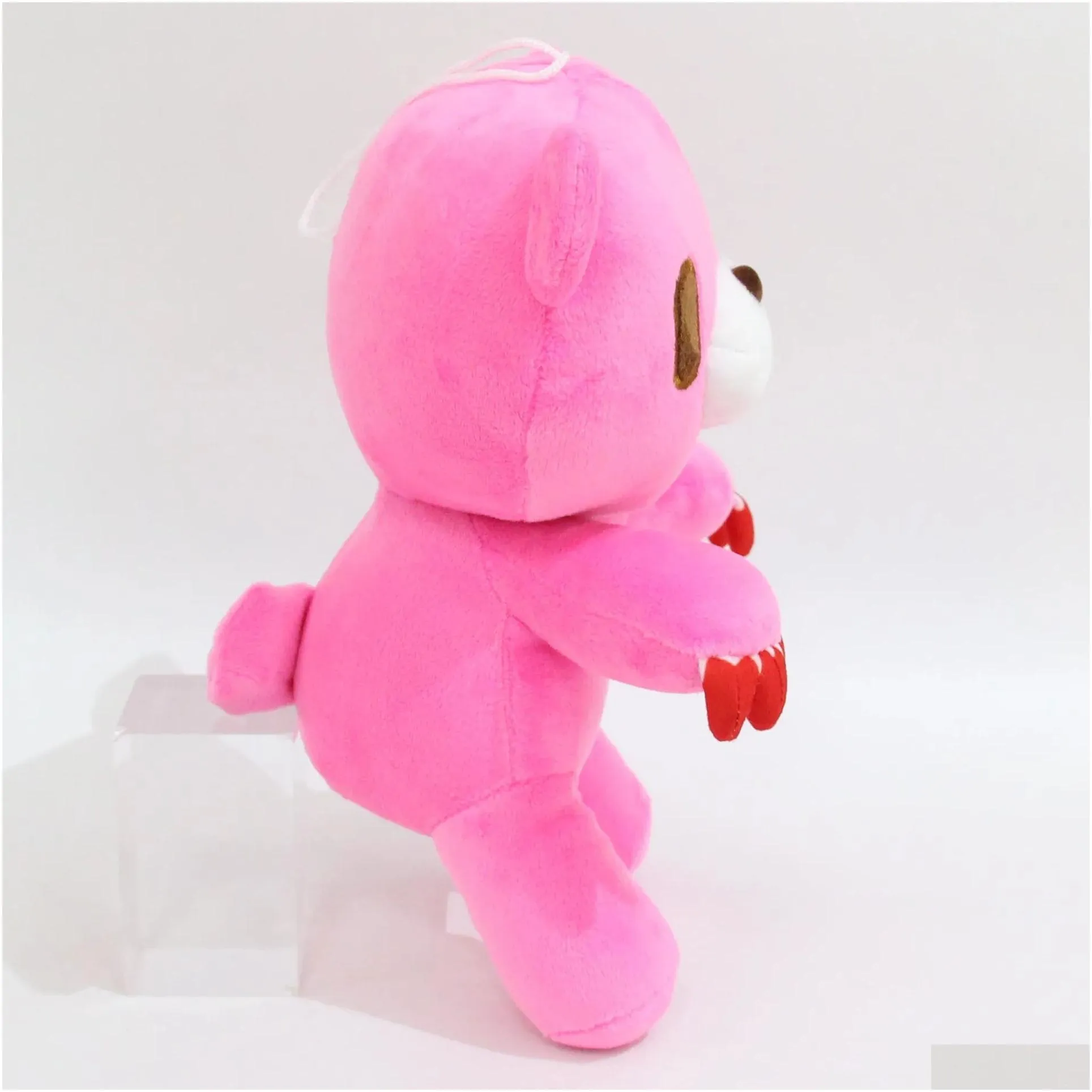 2024 Wholesale Cute Pink Bear Plush Toys Children`s Games Playmates Holiday Gifts Room Decor