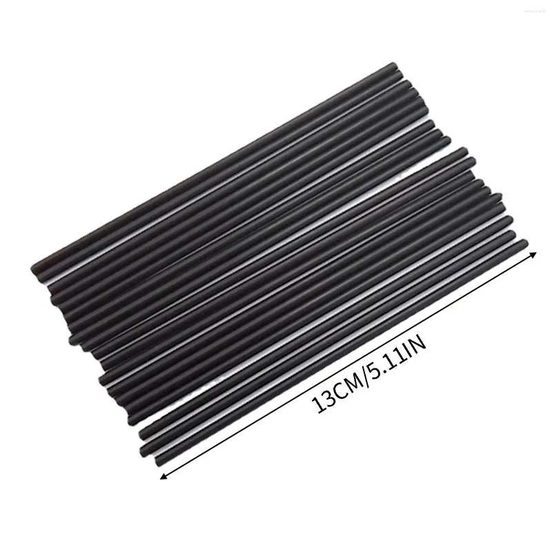 Disposable Cups Straws 500pcs Plastic Straw Coffee Stirring Stick Cocktail Decoration Straight Tube