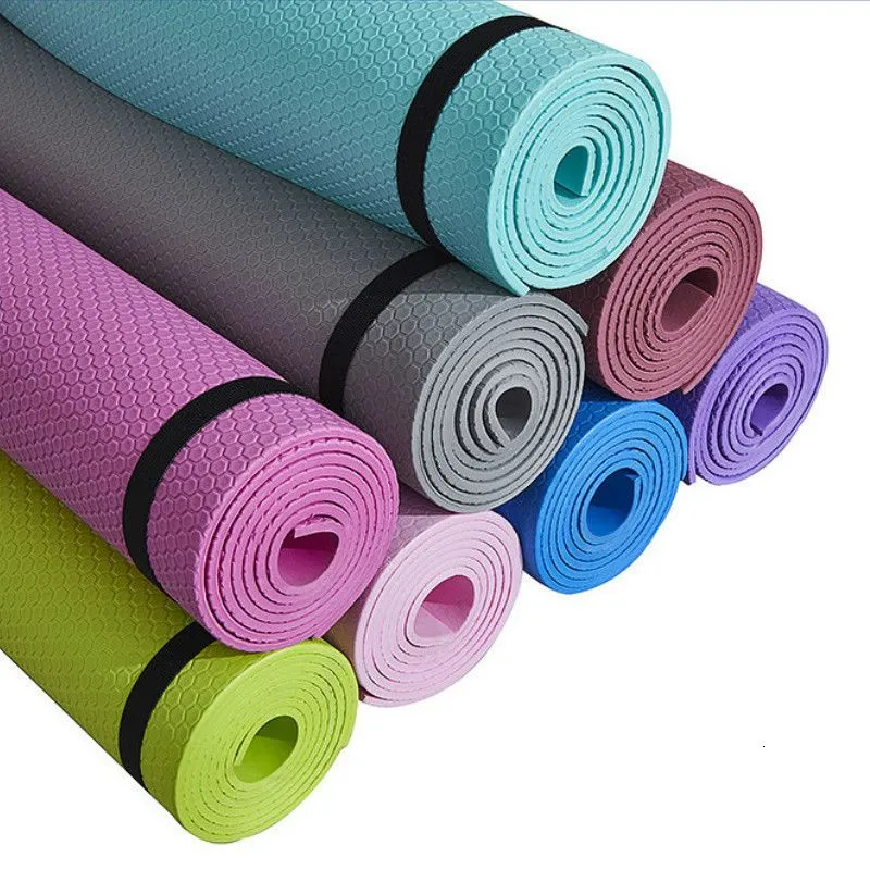 Yoga Mats Mat Antiskid Sports Fiess 3Mm6mm Thick EVA Comfort Foam Yoga Matt For Exercise And Pilates Gymnastics Mat 230801 564