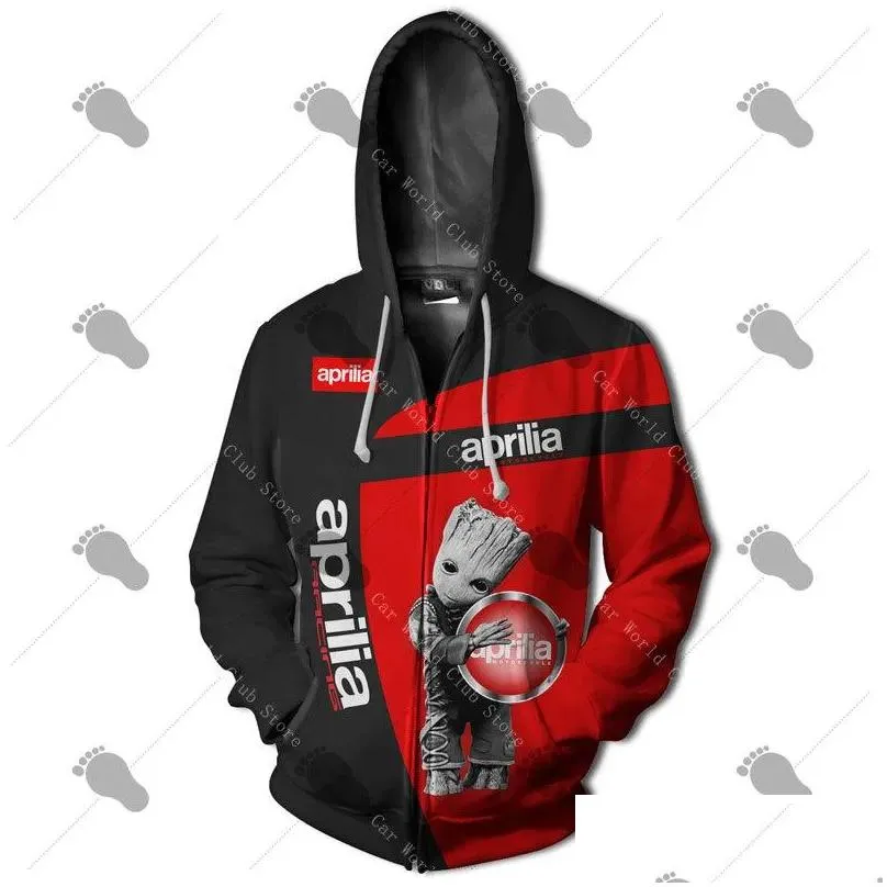 Men`s Hoodies & Sweatshirts Aprilia Motorcycle Logo Jacket Sportswear 3D Pattern Sweatshirt Hip Hop Cool Hoodie High Quality Harajuku