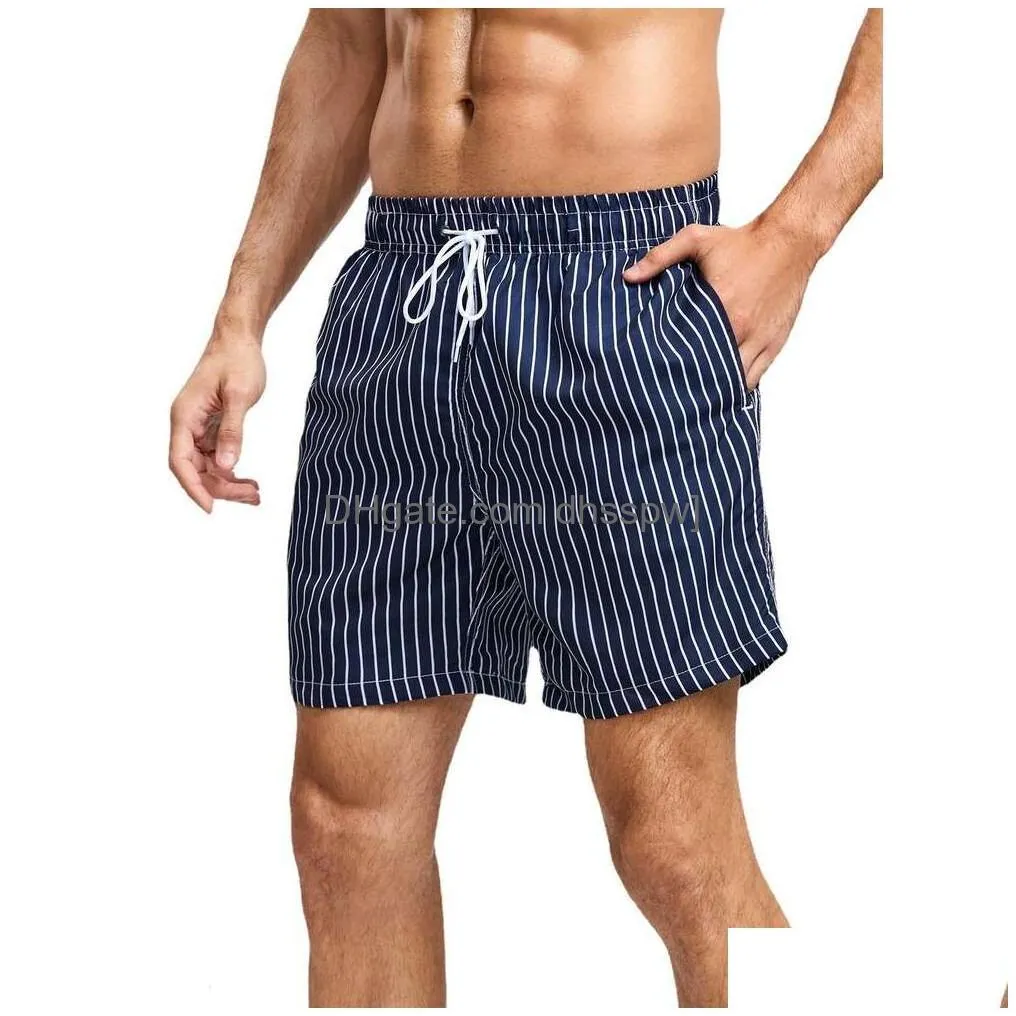 2024 surfing and mens loose print casual beach soaking spring shorts instagram style swimming pants