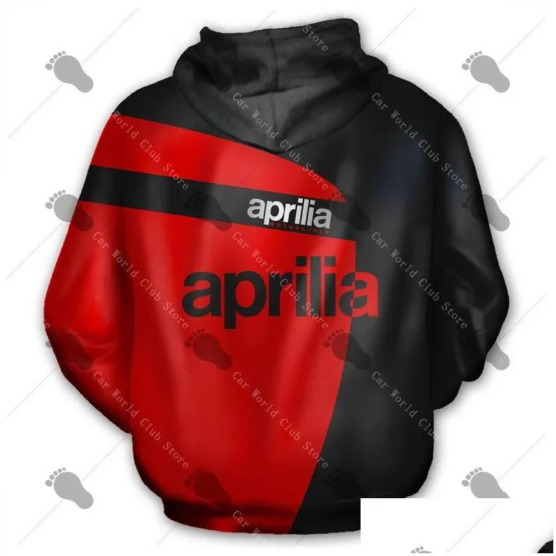 Men`s Hoodies & Sweatshirts Aprilia Motorcycle Logo Jacket Sportswear 3D Pattern Sweatshirt Hip Hop Cool Hoodie High Quality Harajuku