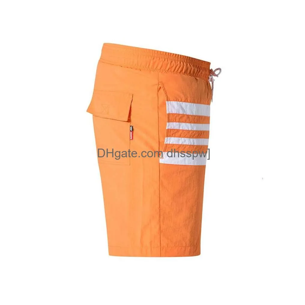 2024 mens sports shorts casual wide pine tower veet three part pants with inner lining