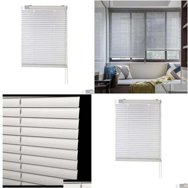 Blinds Office Aluminum Kitchen Bathroom Waterproof Heat Insation Shading Lifting Bead Curtains Drop Delivery Home Garden Decor Othvy