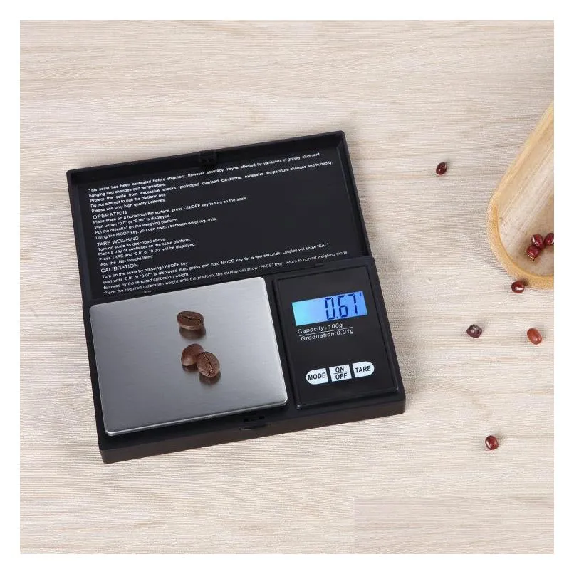 Weighing Scales Wholesale Mini Pocket Digital Scale 0 01 X 200G Sier Coin Diamond Gold Jewelry Weigh Nce Lcd Electronic Drop Deliver Othsa