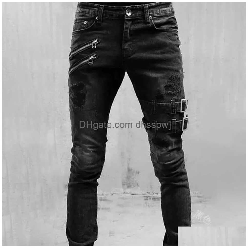 2024 motorcycle personalized jeans with elastic feet
