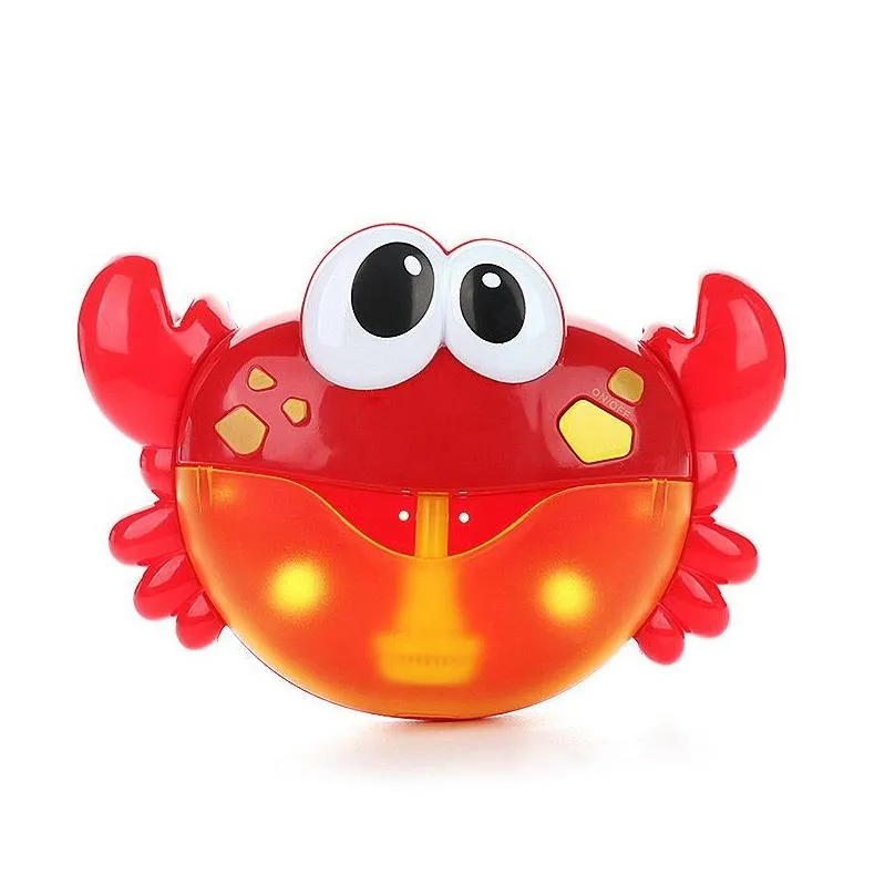 Bath Toys Baby Bath Bubble Toys Cute Cartoon Octopus Crab Bathroom Automatic Bathtub Water Swimming Machine Gifts Toy for children