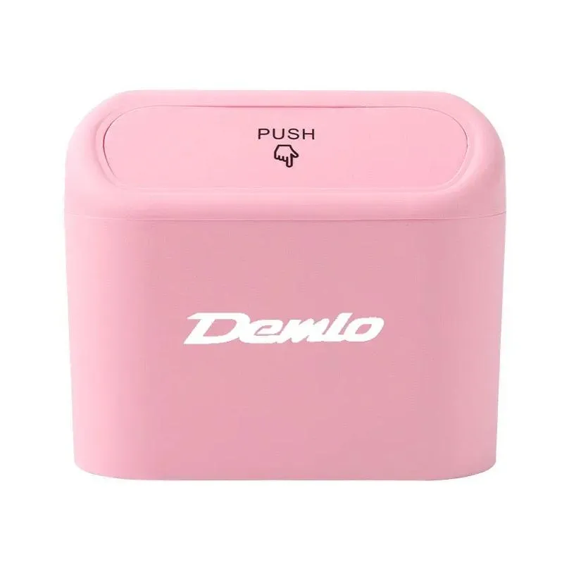 Interior Accessories Car Clamshell Trash Bin Hanging Vehicle Garbage Dust Case Storage Box For Demio Auto Supplies