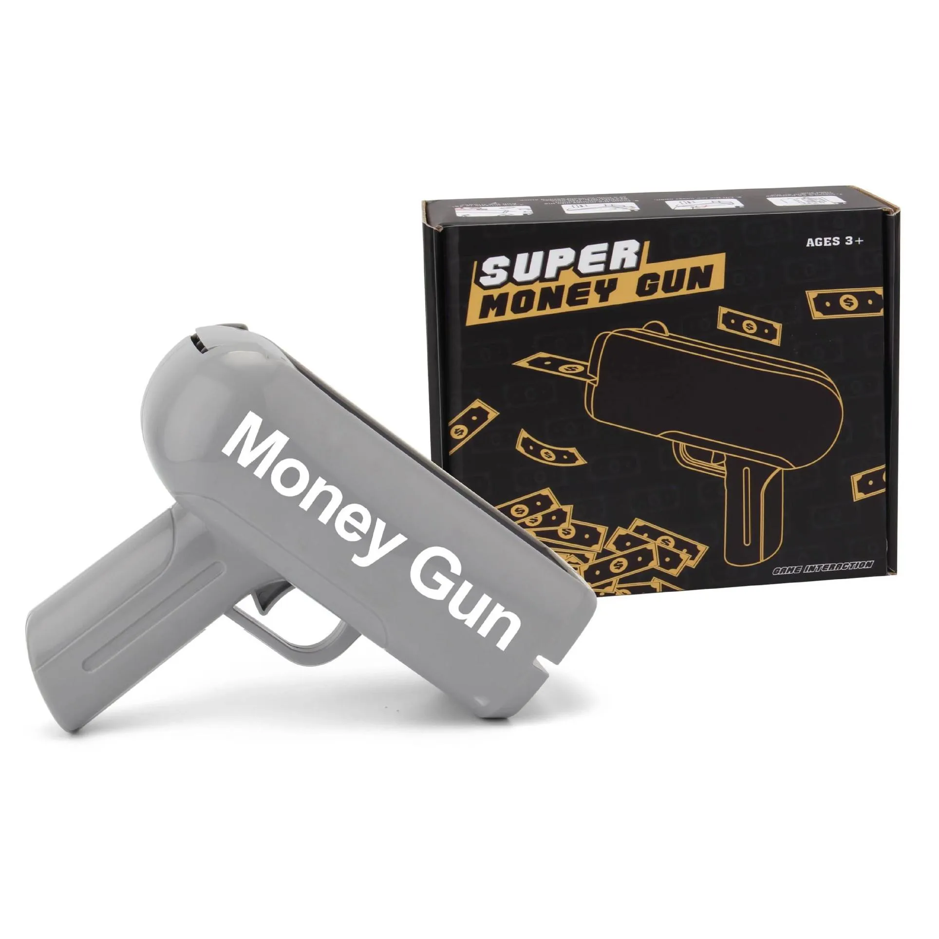 Gun Toys Power Enhanced Version Spray Money Two Generation Dollar Prop Toy Spit T230207 Drop Delivery Gifts Model Dhgys