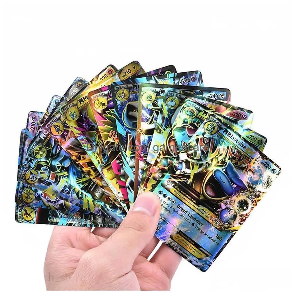 54-300pcs cards 300 v max 300 gx best selling ldren battle english version game tag team shining vmax collection card t230815